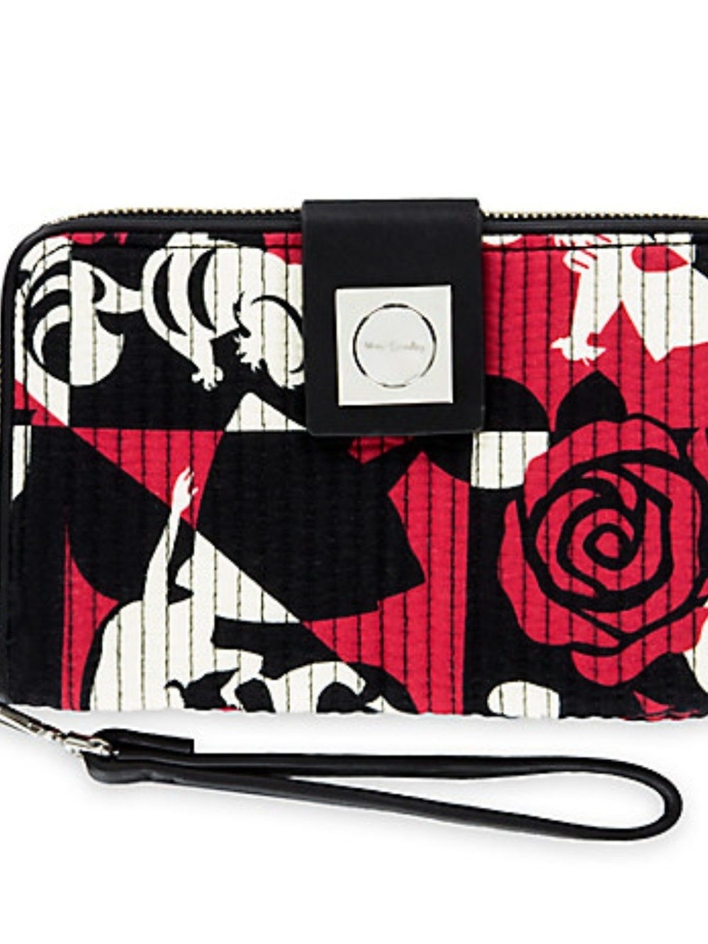 Vera Bradley Disney Parks "Painting the Roses Red" Wristlet Wallet.